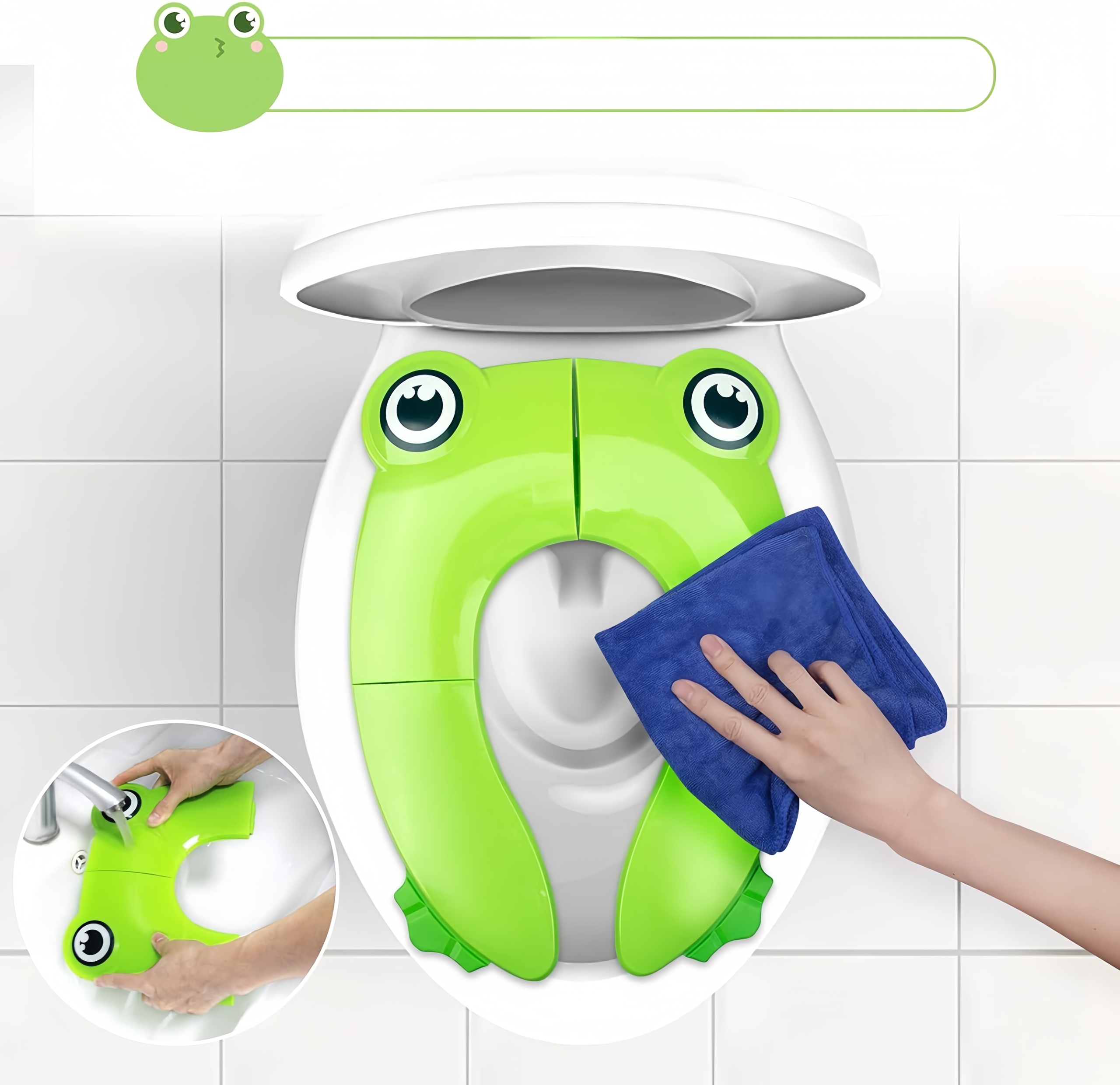 NAKŁADKA NA SEDES WC TURYSTYCZNA SKŁADANA + ETUI Maksymalne obciążenie 27 kg