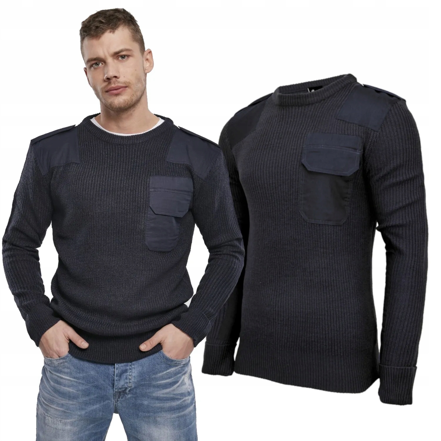 Vojenský svetr Brandit Navy M [M]