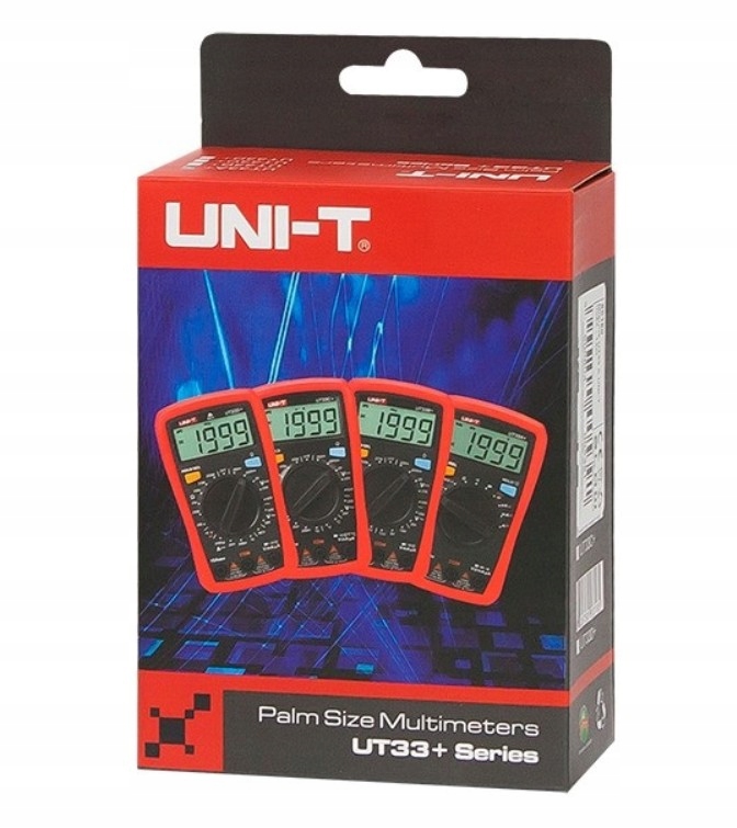 MIERNIK MULTIMETR UT33B+ UNI-T TEST BATERII NOWY Model UT33B+