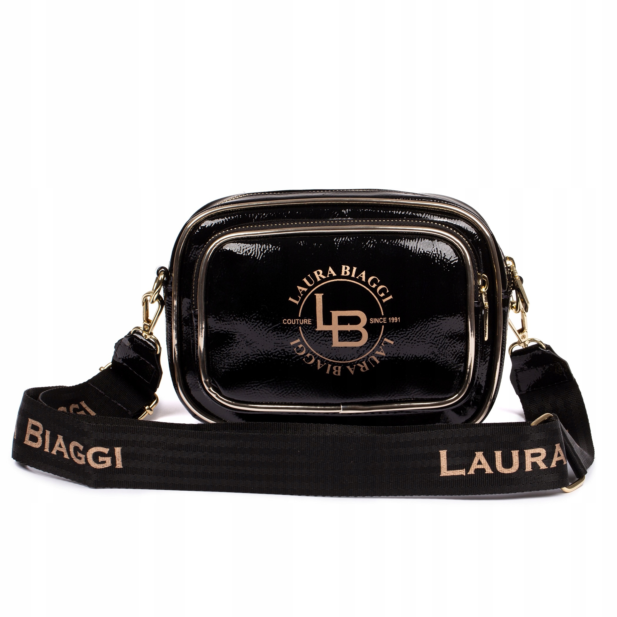 

Listonoszka Laura Baggi Polska Torebka Czarna New