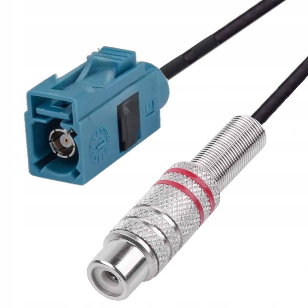 Adapter Fakra Code-Z gniazdo na Rca gniazdo 20cm