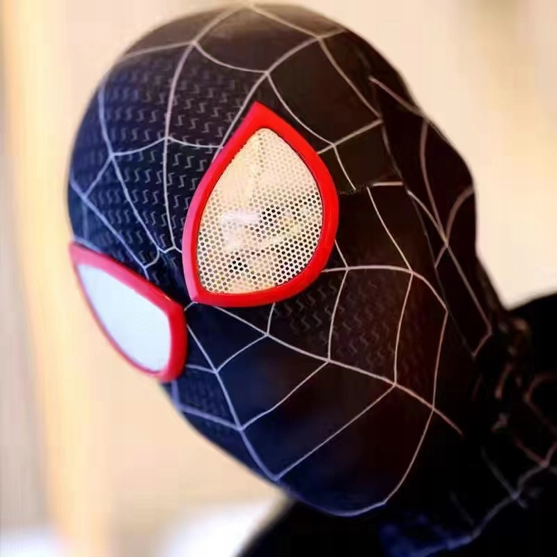 MASKA SPIDER-MAN DLA DZIECI PRZEBRANIE COSPLAY MILES MORALES , PREZENTY Postać/temat super bohater