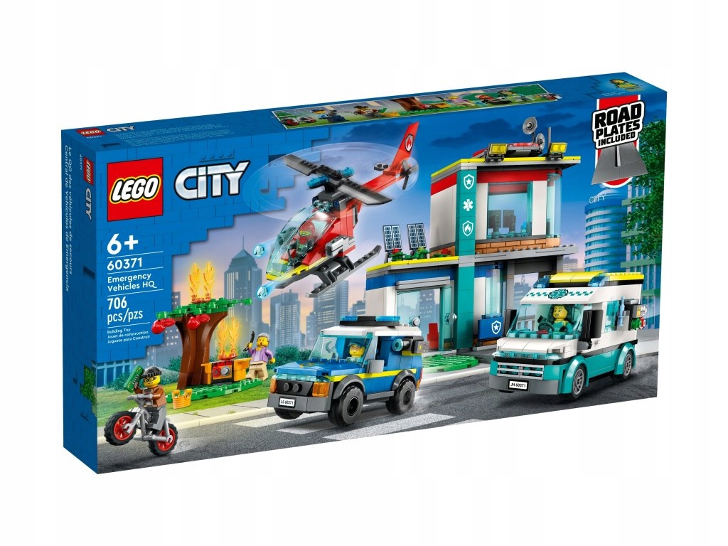Lego City 60371 Parkoviště pro privilegovaná vozidla Nové