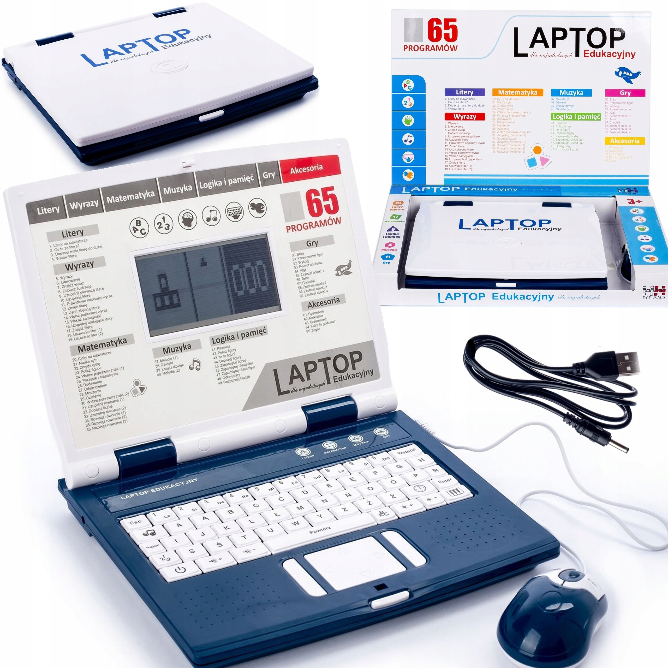 

Laptop Edukacyjny Dla Dzieci 65 Programów Usb Pl