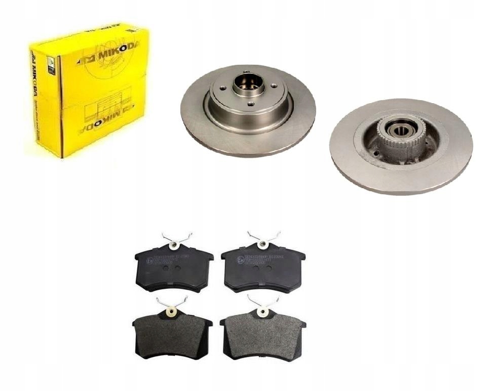 Kotouče Ložiskové Destičky Megane A Kombi Zadní Sada