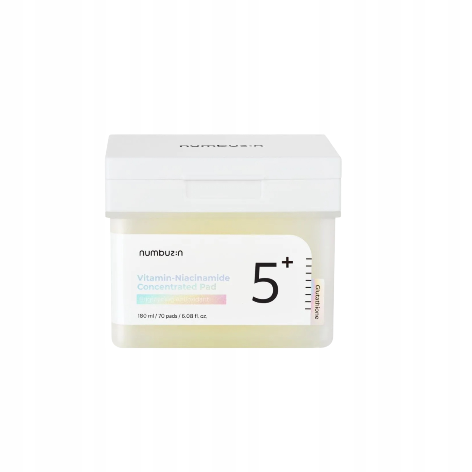 Numbuzin No.5 Vitamin-Niacinamide rozjasňující tonizující vločky 70 ks