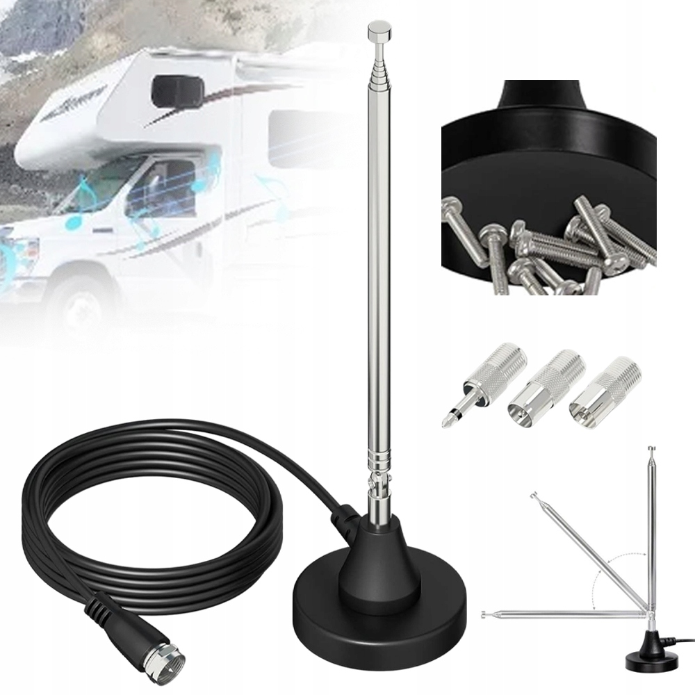 ANTENA TELESKOPOWA, FM ANTENA POKOJOWA, RADIO FM AUDIO, ANTENA RADIOWA