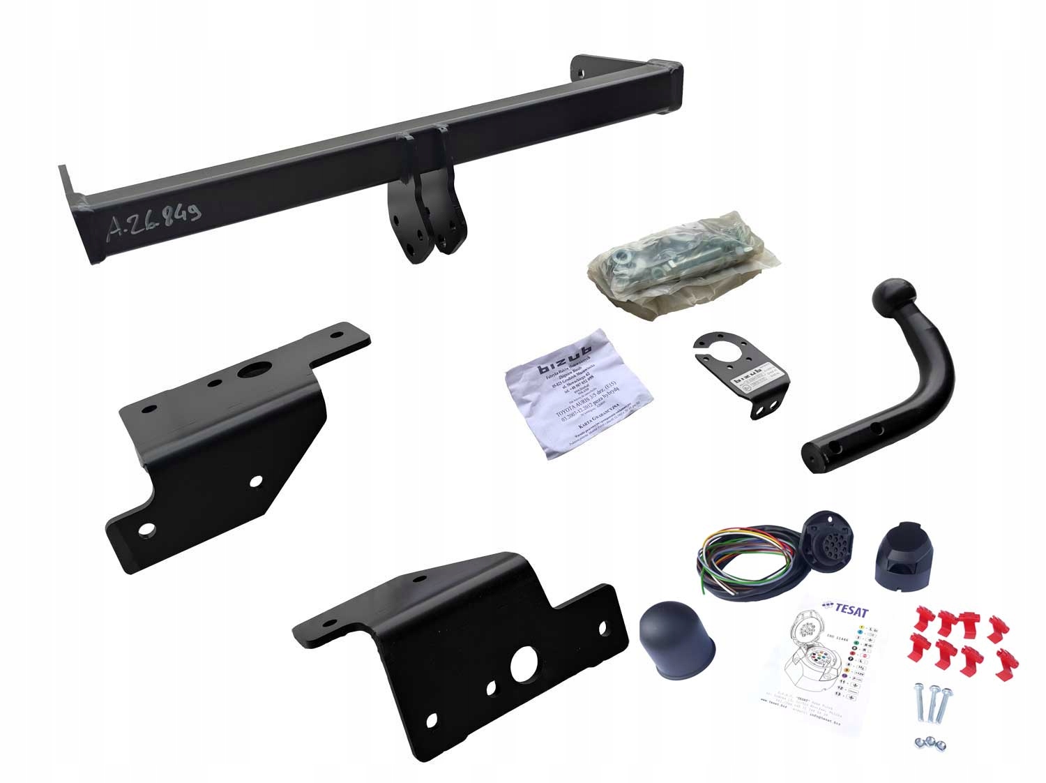

Hak Holowniczy Toyota Auris I hb 2007r-2012r 13PIN