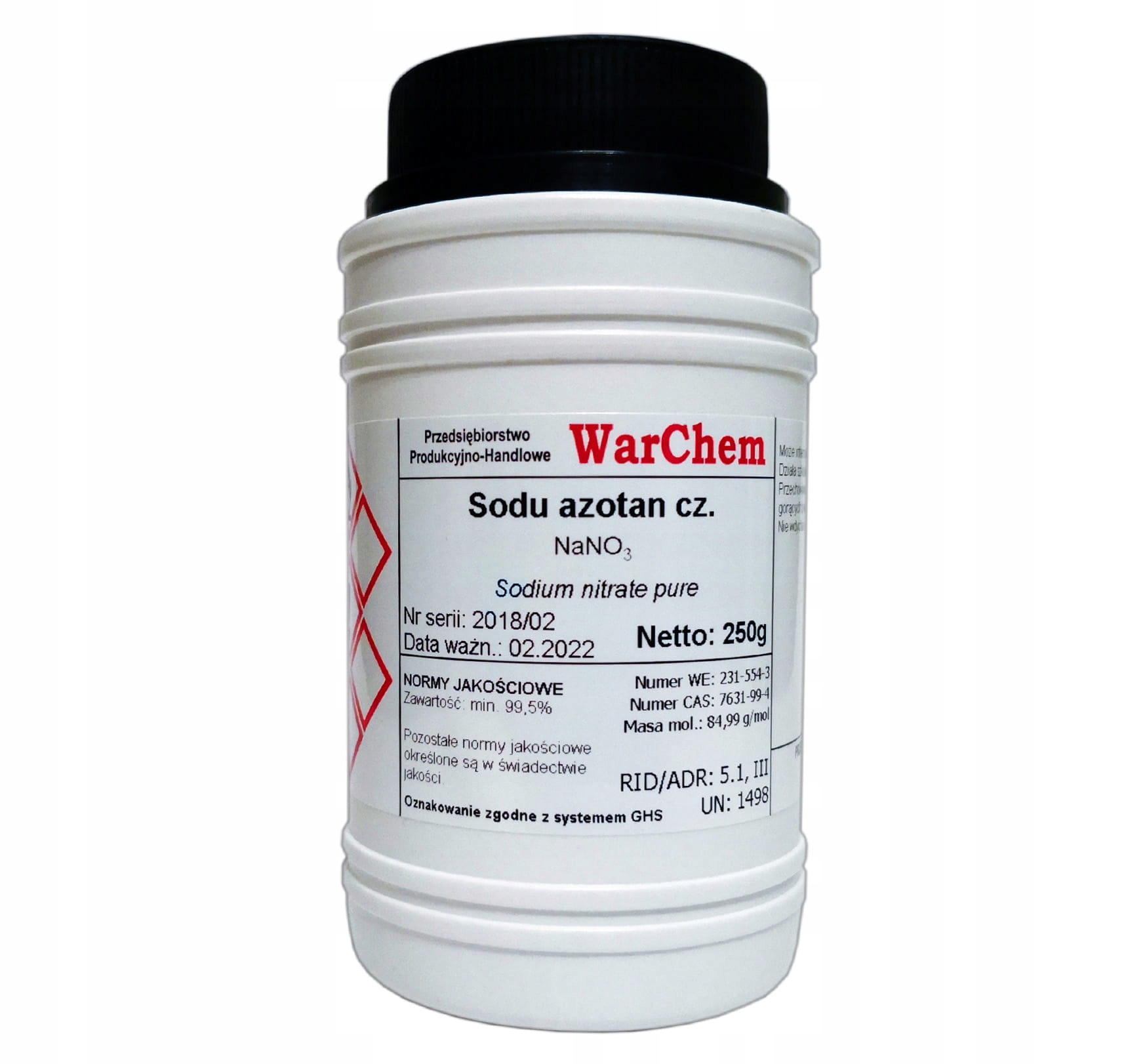 

Azotan Sodu 250g Warchem [54115]
