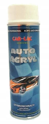 

Car Lac Biały Mat Ral 9003 Akryl Farba Spray 500ML