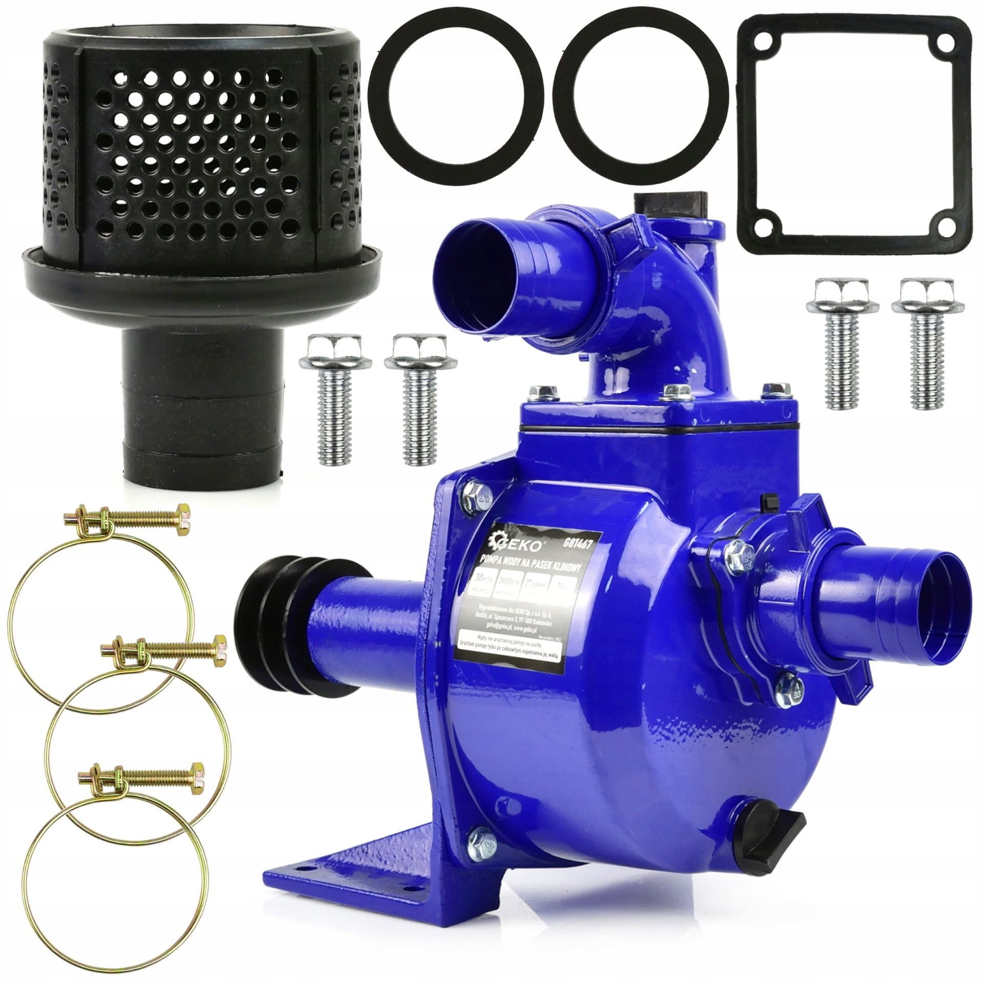 

Pompa Do Wody Na Pasek Klinowy Motopompa 2” Geko