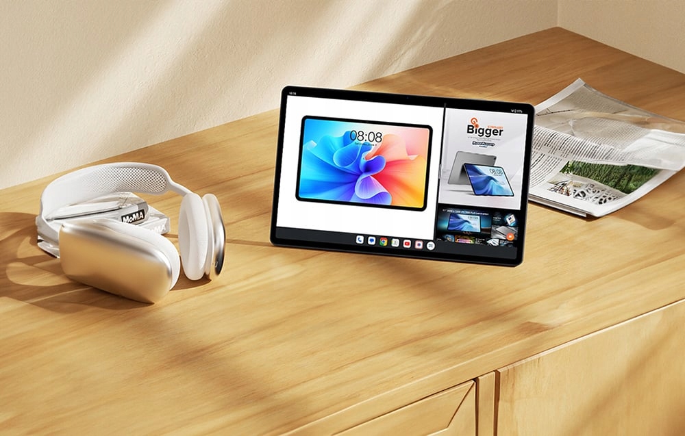 TECLAST TABLET 11" T50PRO 120HZ 8 / 256GB ANDROID 13 LTE WIFI SZARY Waga 900 g