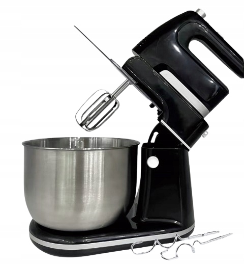 Mikser czarny robot kuchenny Maestro MR553 misa Inox 5 prędkości Turbo 600W