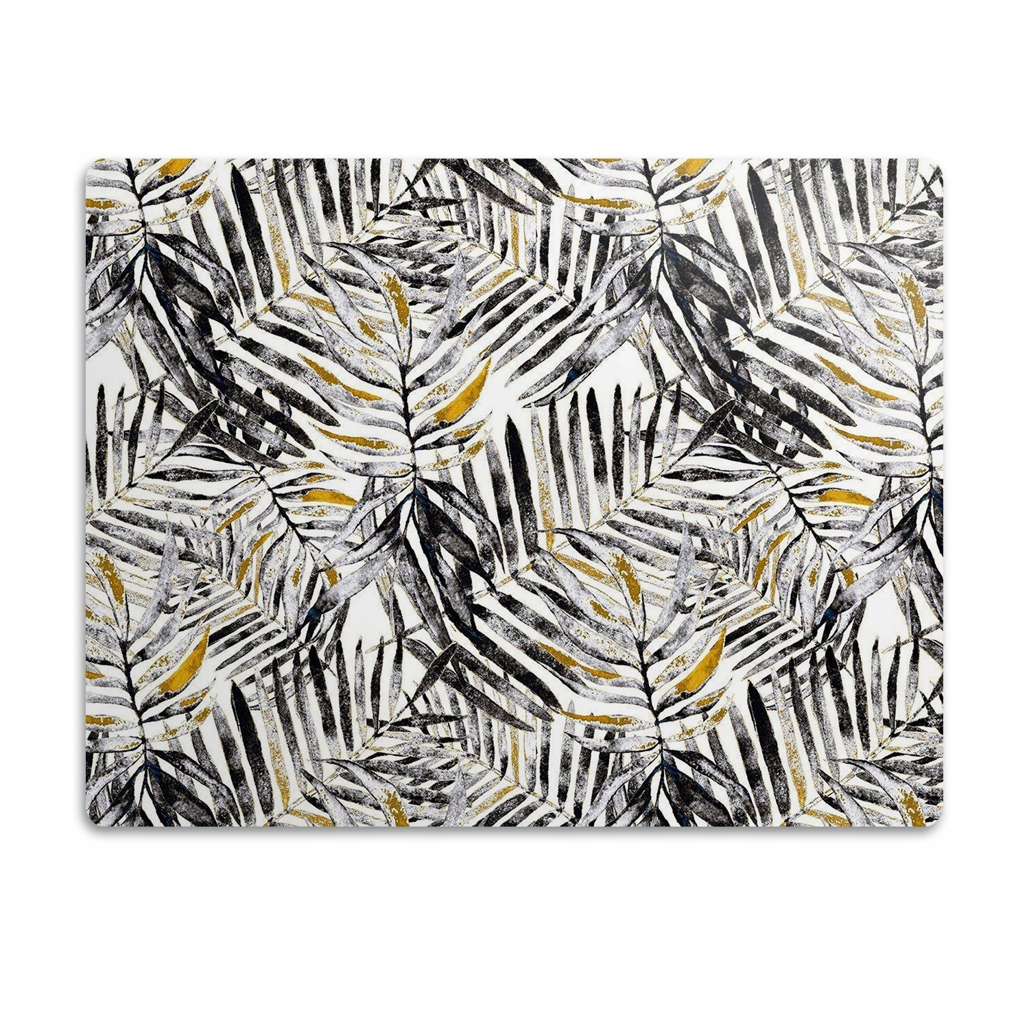 Levně Voděodolná podložka pro psa Černé listy 90x60