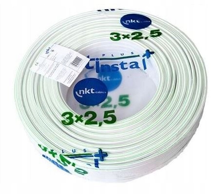 Kábel YDYp 3x2,5 450/750V 50 m Nkt instal+