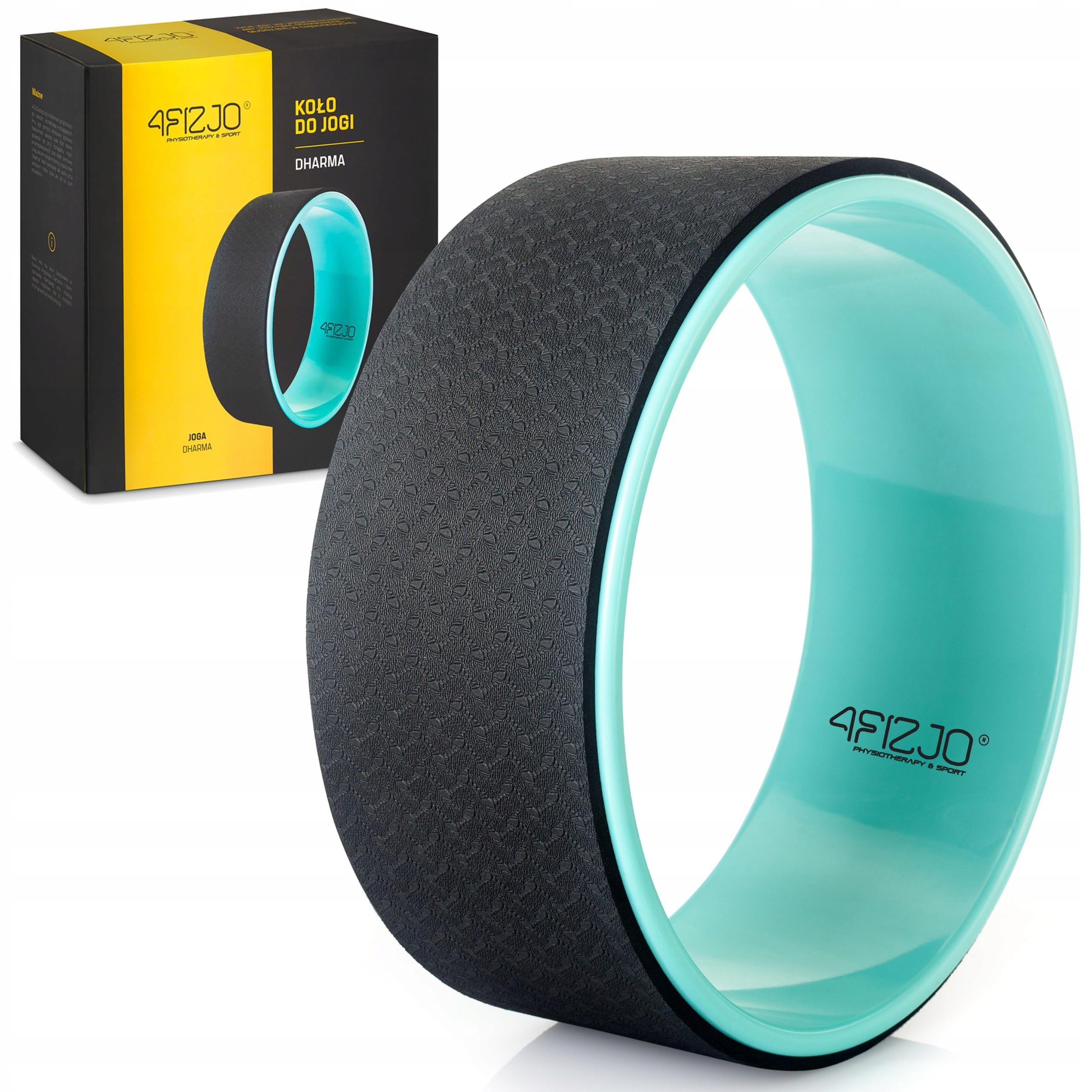 WAŁEK KOŁO DO JOGI ĆWICZENIA WZMACNIAJĄCE ROZCIĄGAJACE PILATES YOGA 32,5 CM