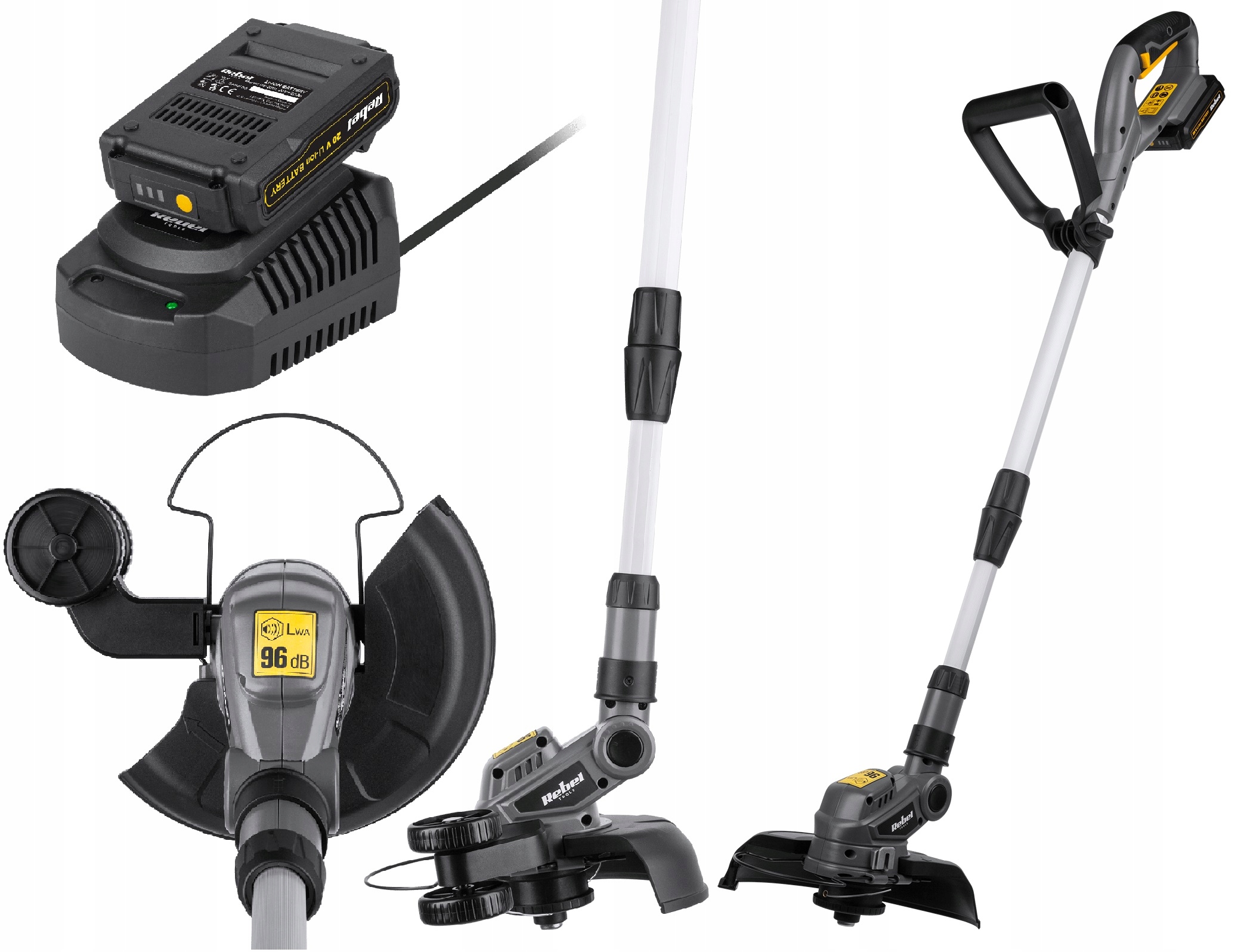 

Kosa Akumulatorowa Podkaszarka Rebel Tools 20V 2AH