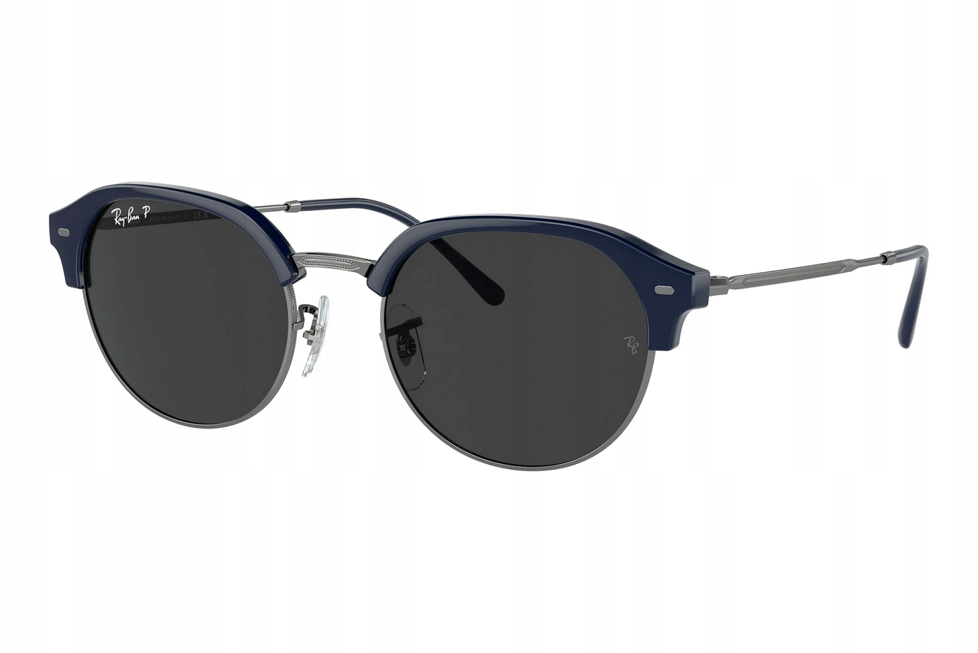 Sluneční brýle Ray-Ban RB4429 Blue On Gunmetal Polarized Black