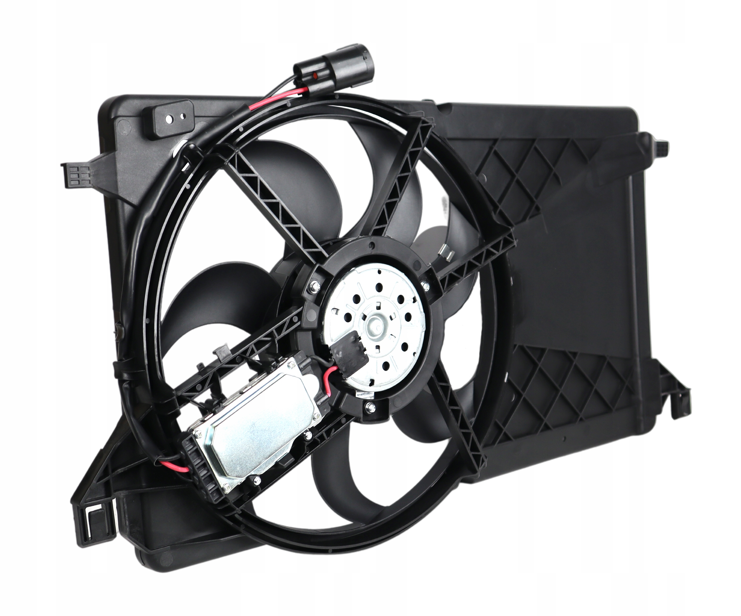 WENTYLATOR FORD FOCUS II / C-MAX 2004 - 2011 Z MODUŁEM