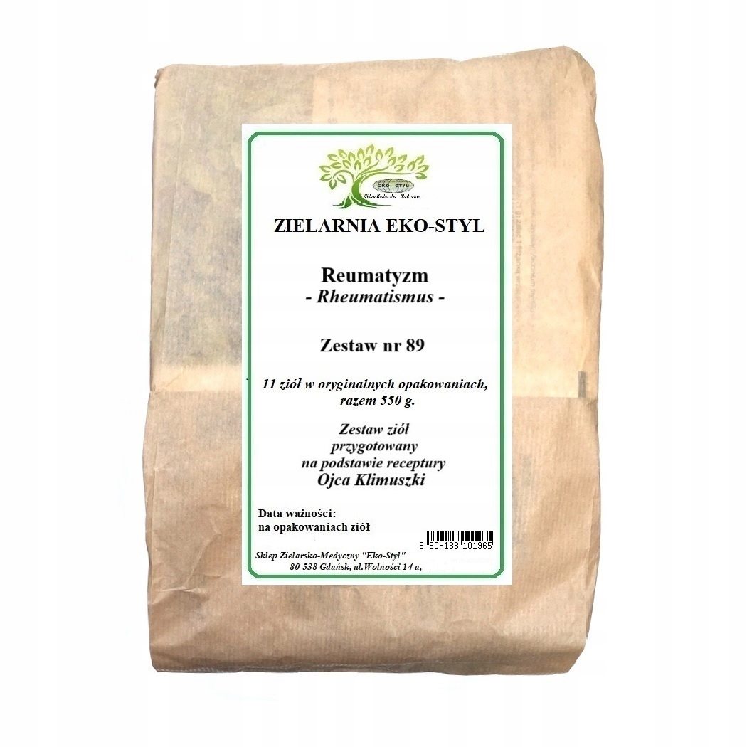 Reumatyzm- RZS/nr 89-Zioła Eko-Styl/wg O.Klimuszko