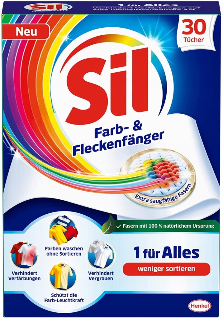 

Sil Eko Chusteczki Przeciw Farbowaniu z Niemiec