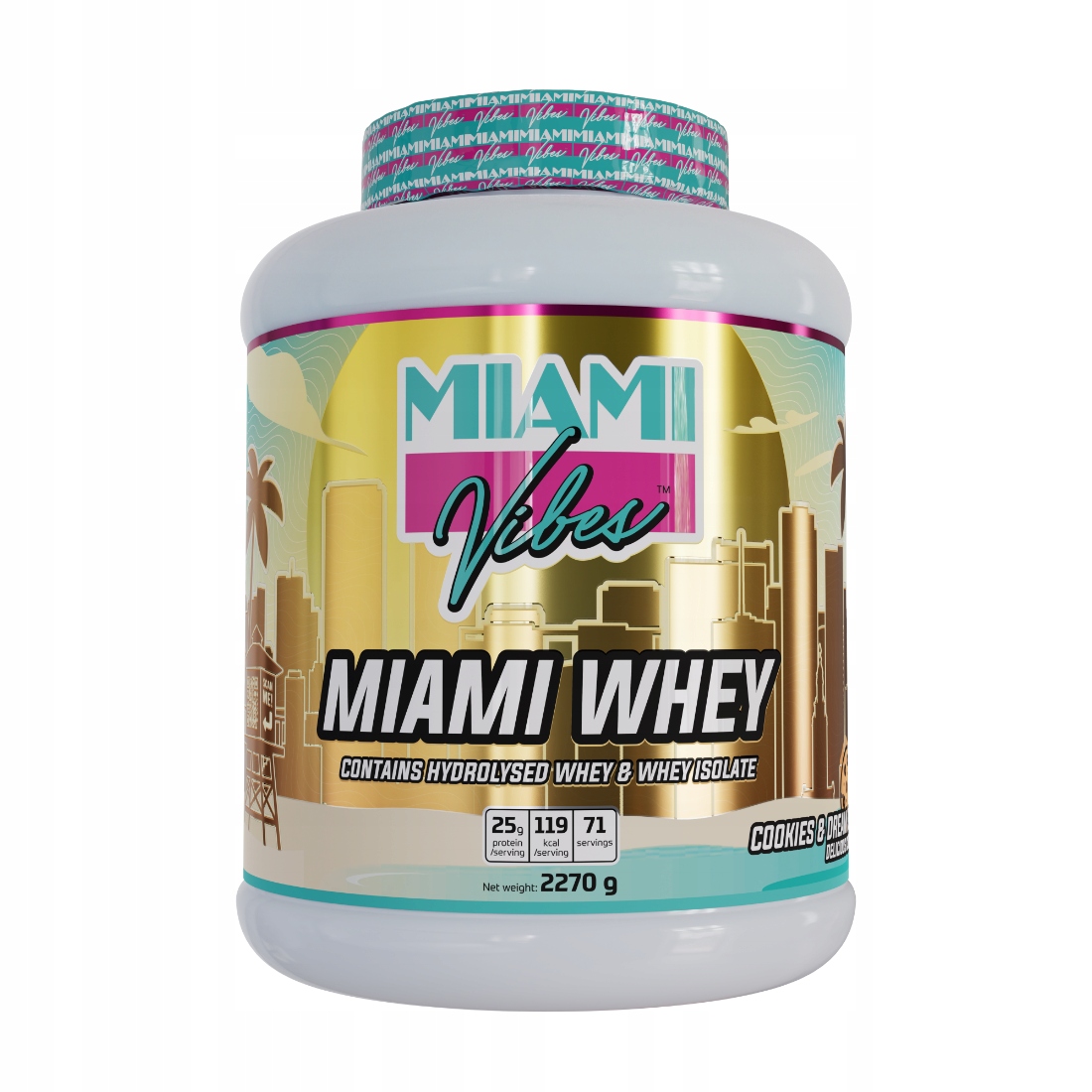 Miami Whey 2270g cookies cream
