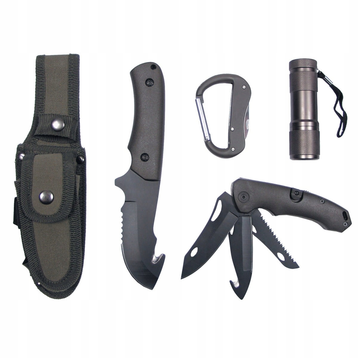 НОЖ ВОЕННЫЙ ТАКТИЧЕСКИЙ РЭМБО КОМПЛЕКТ MFH OLIVE