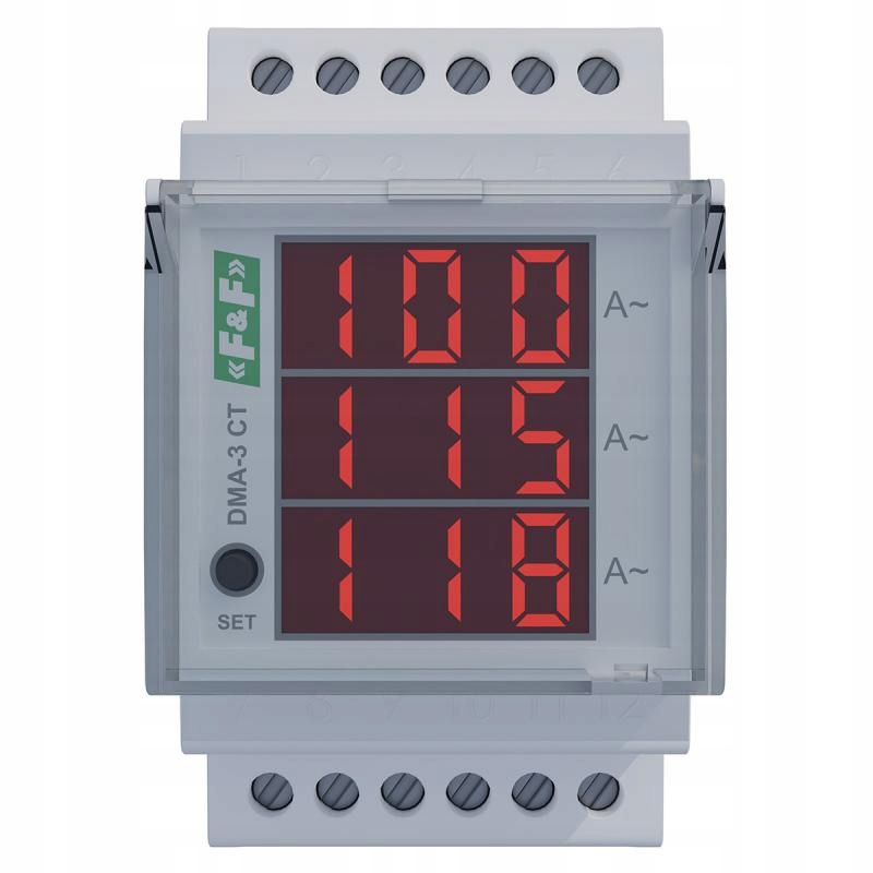 3-fázový indikátor intenzity proudu DMA-3 Ct