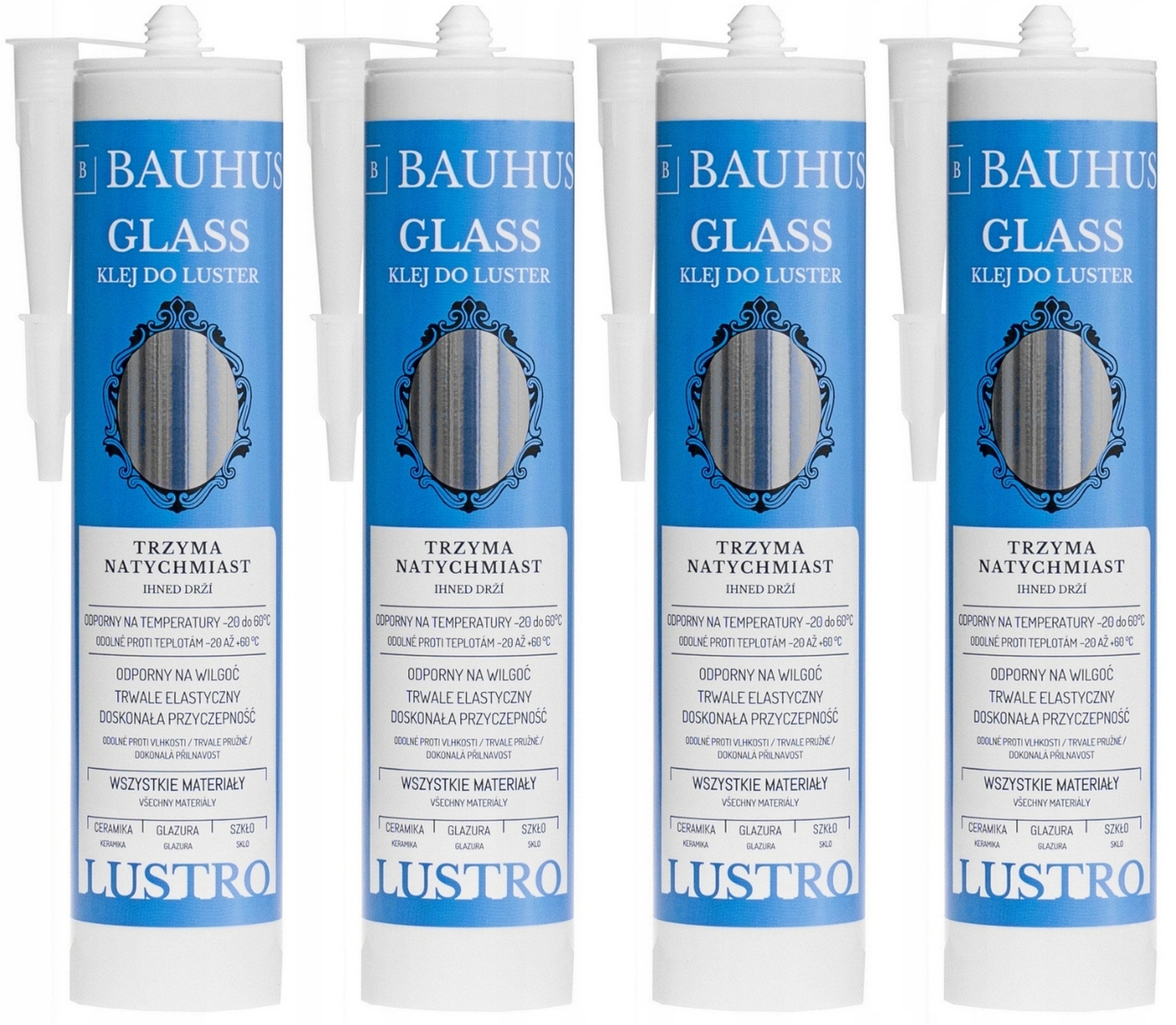 

4x Klej do Luster Szkła Moc Montażowy Bauhus Glass