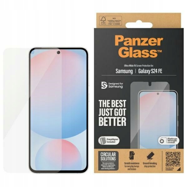 PanzerGlass Ultra-Wide Fit Sam S24 Fe S721 Screen Protection 7378