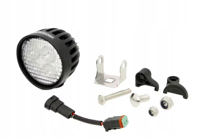 Kruhová Led Pracovní Lampa 40W 4000lm 10/30V Se Zástrčkou Amp 4 Led 360 Kramp