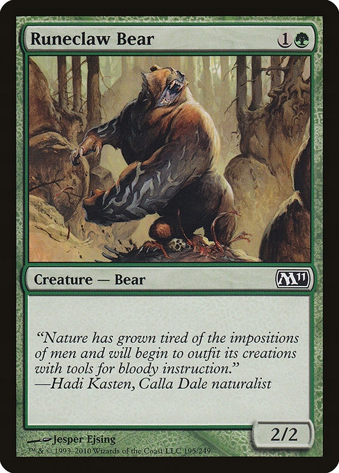 MtG: Runeclaw Bear (M11)