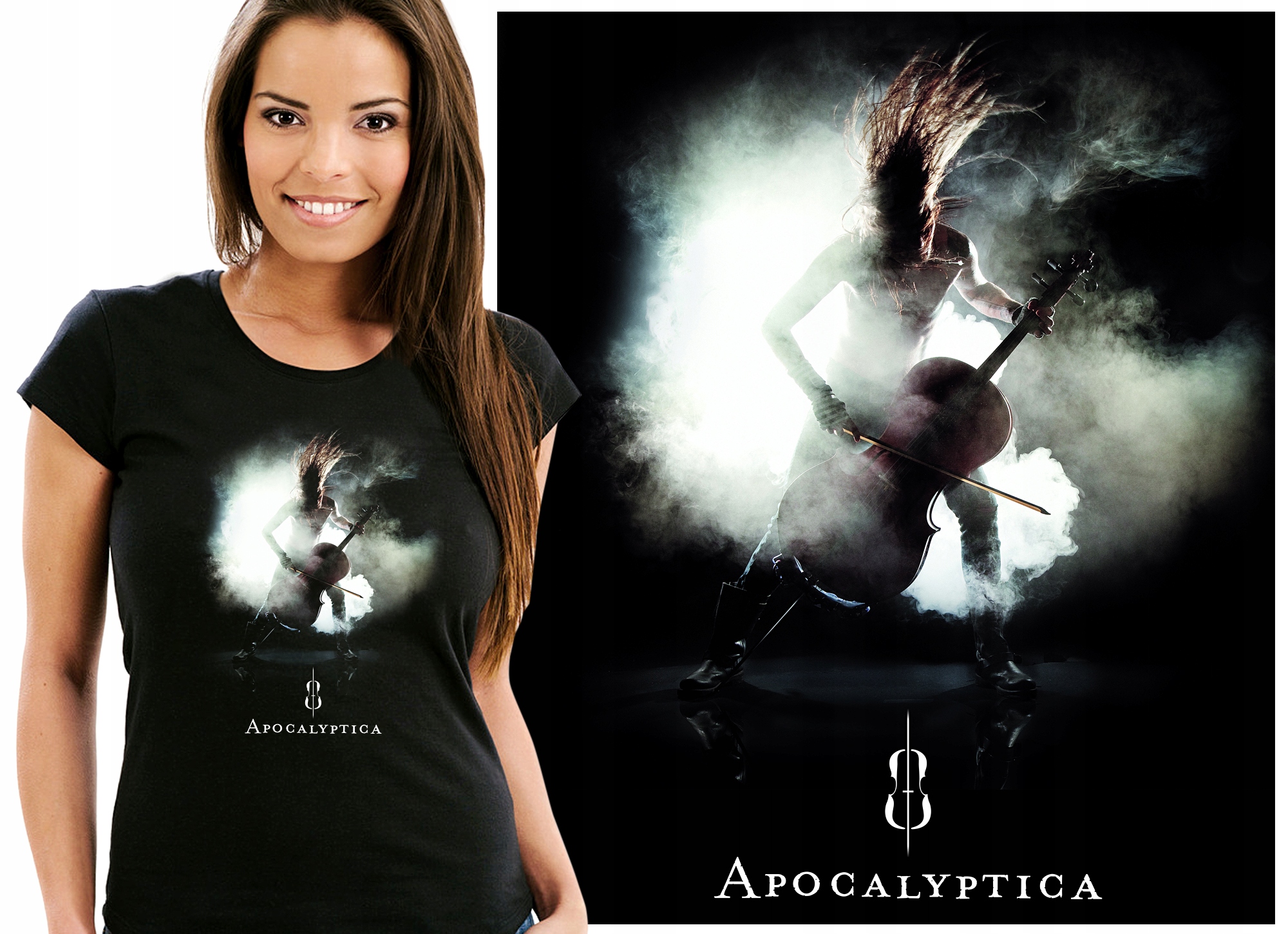 

Apocalyptica Metal Symfoniczny Koszulka Damska XL