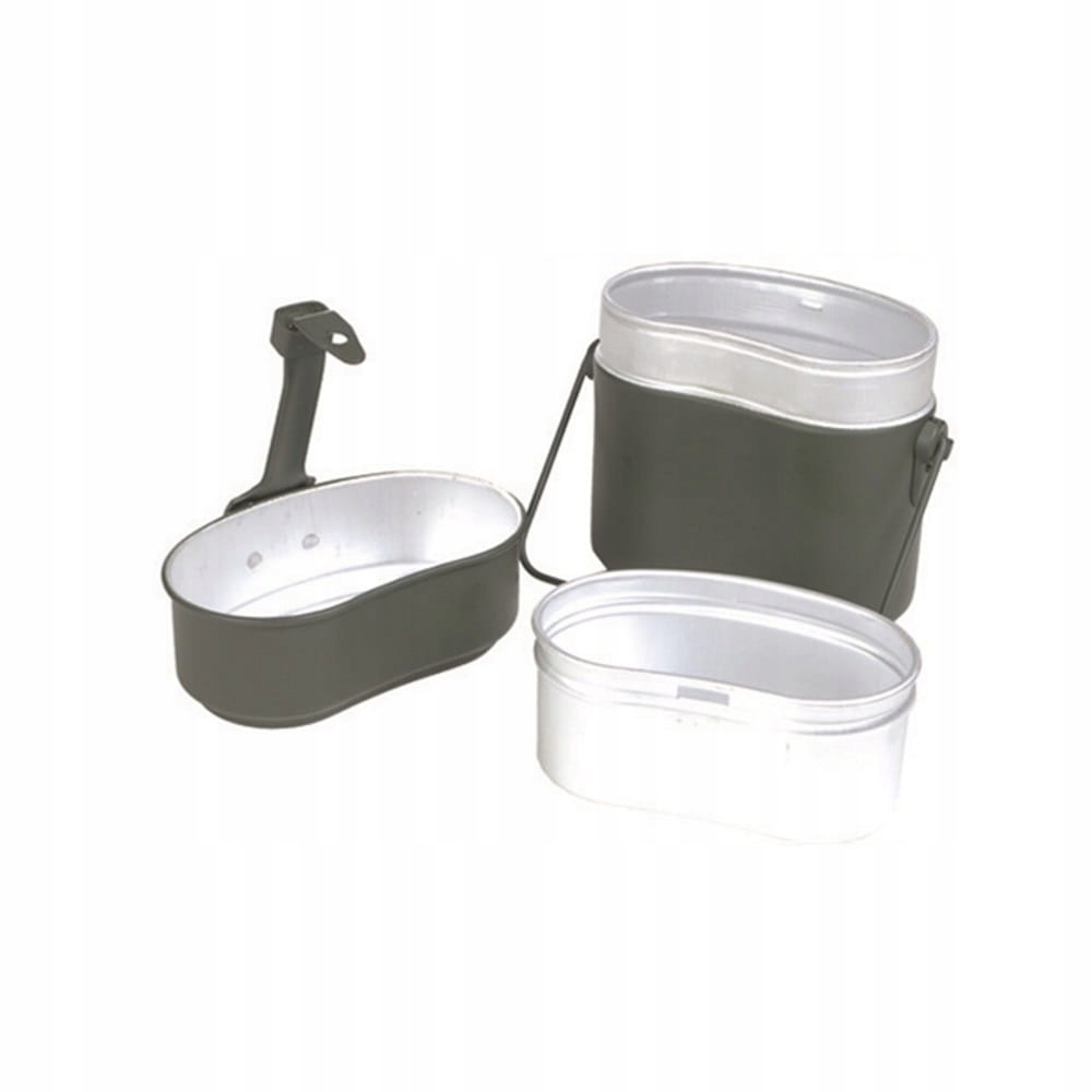 Menażka Bundeswehry Wojskowa Militrana 3 Częściowa Aluminiowa Mil-tec