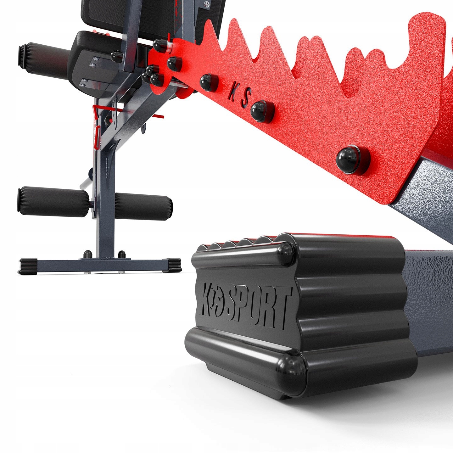 ŁAWKA SKOŚNA Z MODLITEWNIKIEM + PRASA DO NÓG Liczba pozycji oparcia 8