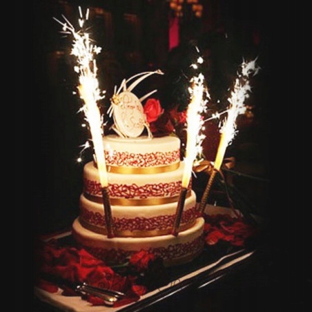 FONTANNA TORTOWA RACA NA TORT 12 CM URODZINY PARTY ŚWIECA 1 SZTUKA ŚWIECZKA Liczba sztuk 1 szt.