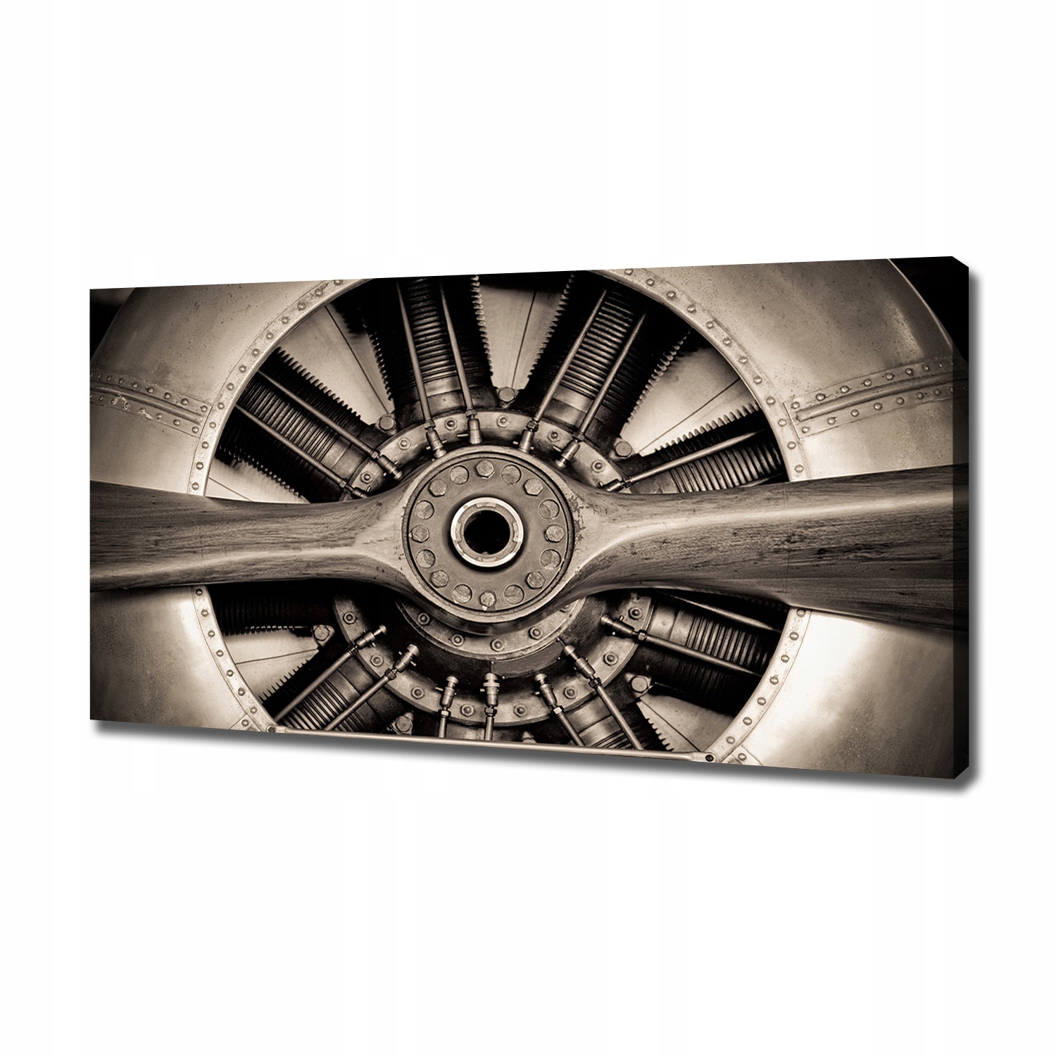 Foto obraz na plátně Motor letadla 120x60 cm