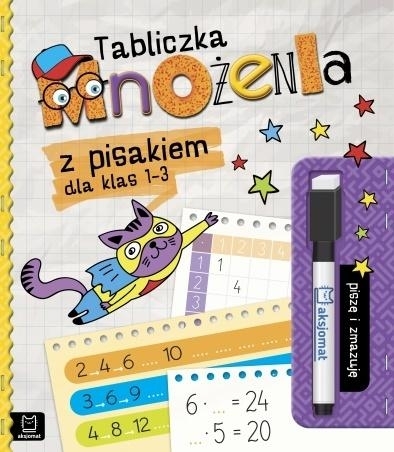 Tabliczka mnożenia z pisakiem klasa 1-3 Matematyka