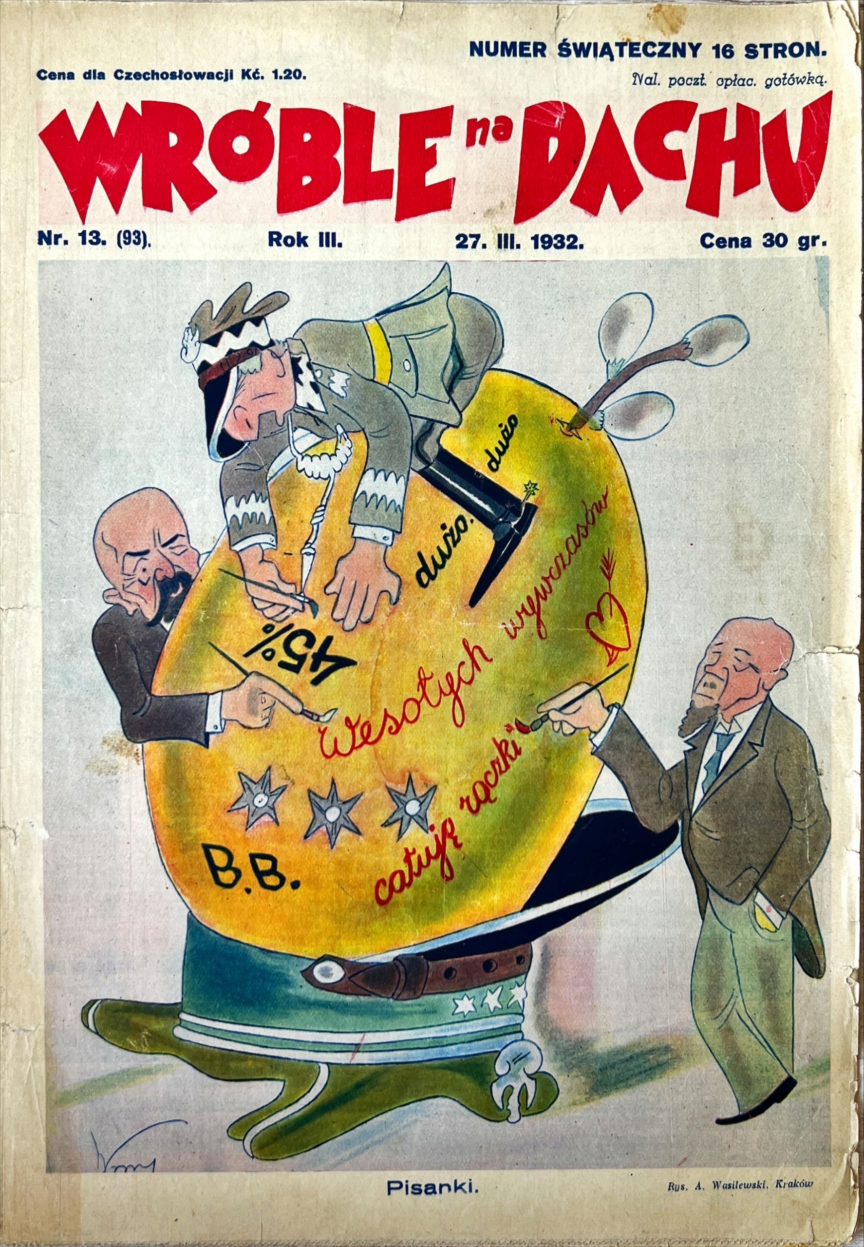 CZASOPISMO WRÓBLE NA DACHU 13/1932