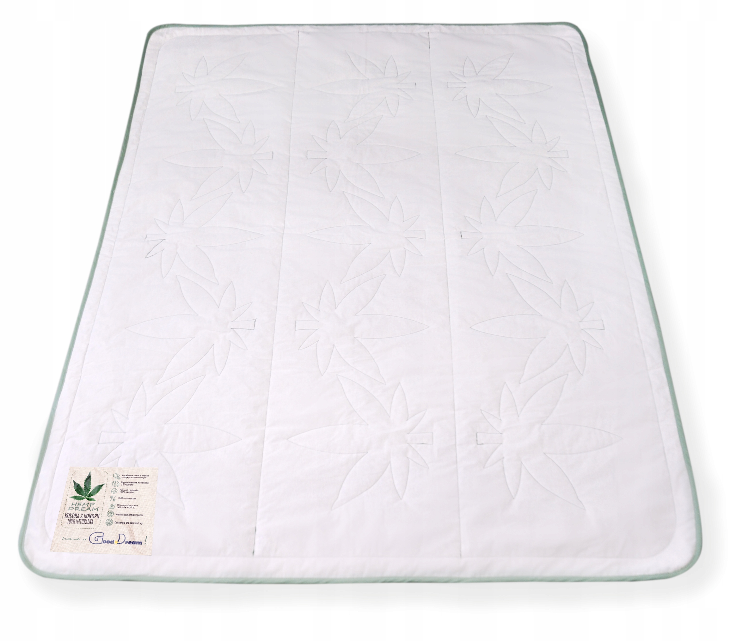 Konopná prikrývka 160 x 200 cm Hemp Dream s ekologickou bavlnou 100 % z prírody