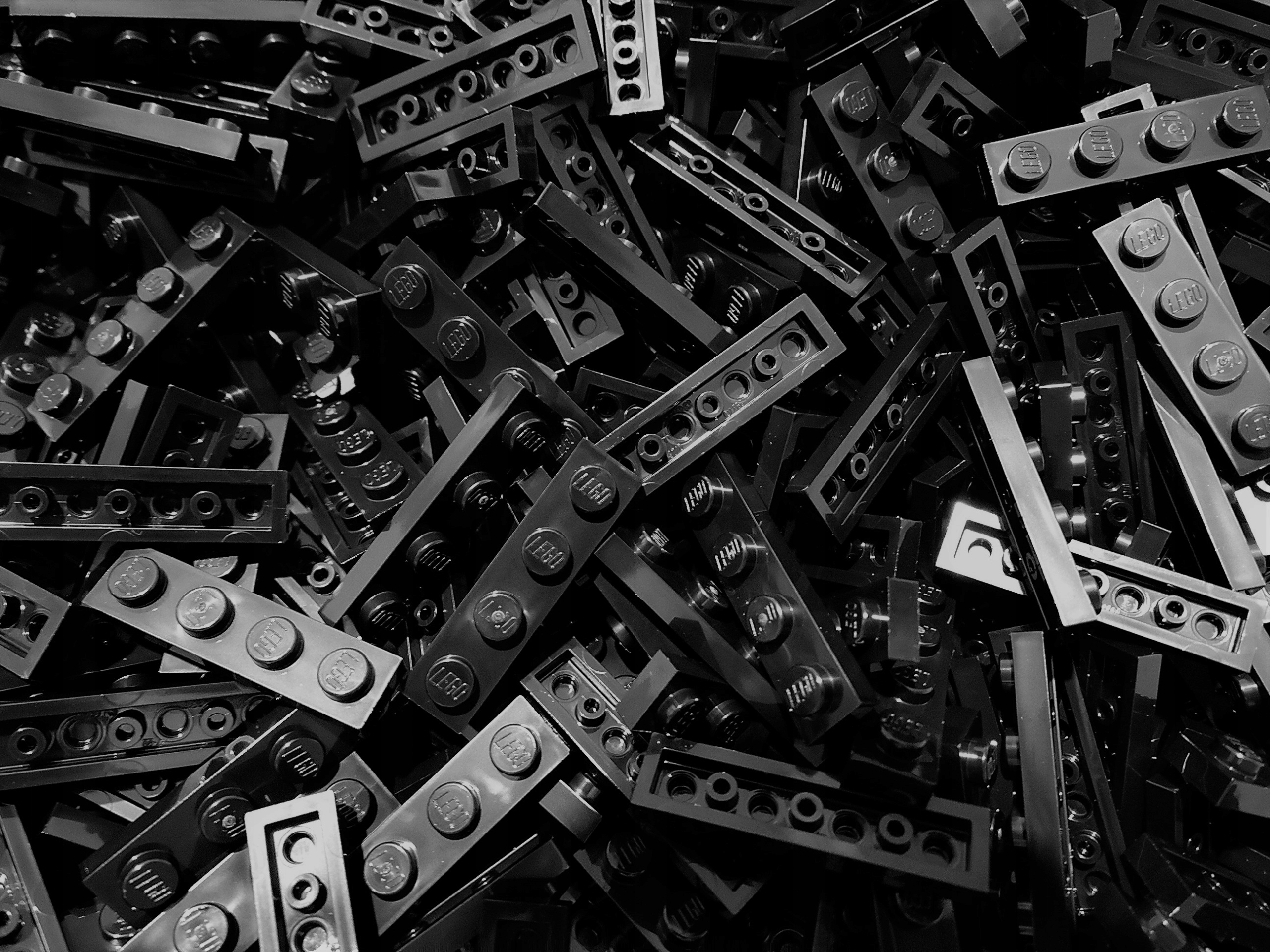 

Lego 3710 plate płytka 1x4 Black 20 szt Nowe