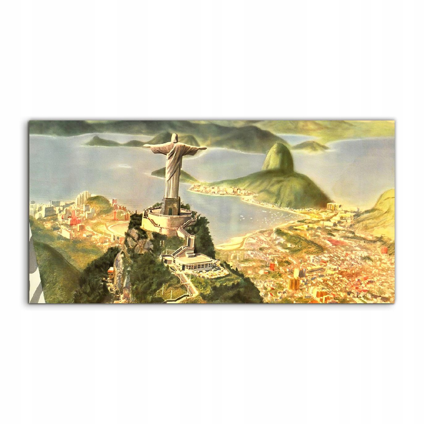 Akrylový obraz 100x50 na stenu Brazília Rio Vintage