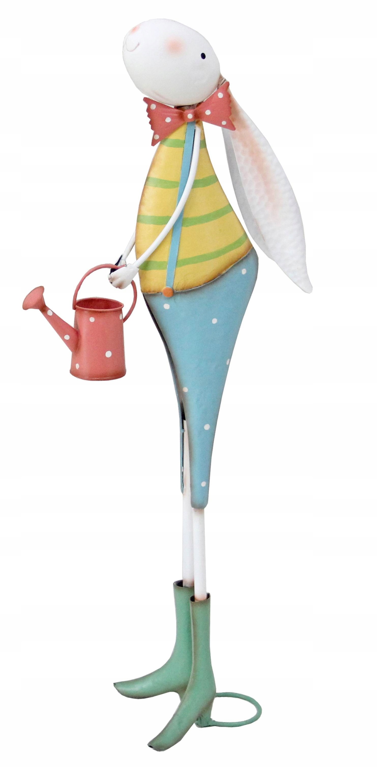 Veľká Veľkonočná Figúrka Králik Zajac Z Kovu 81 CM