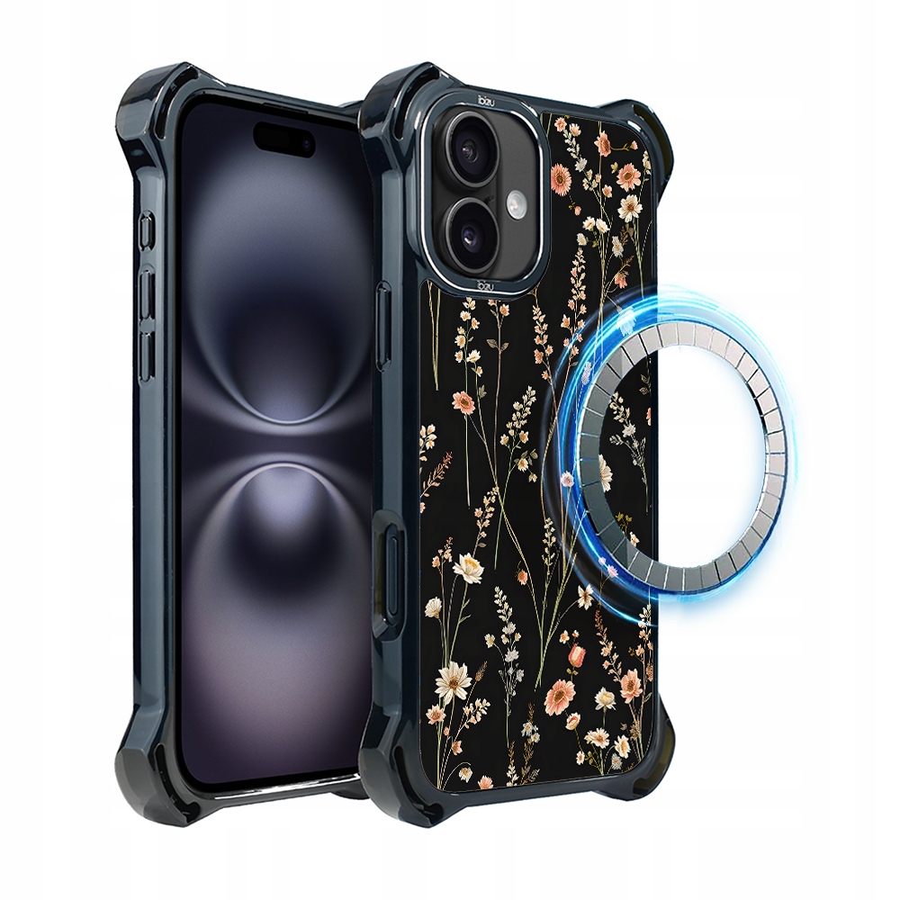 Pouzdro pro iPhone 16 Plus Ibizu DropGuard Ultra s MagSafe, severní zahrada