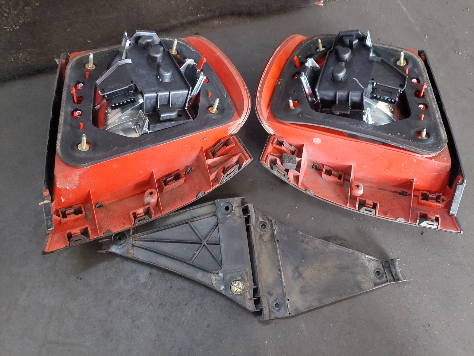 complete rear part AUDI A4 B5 FL LZ5L trunk door boot bumper rear part lights
