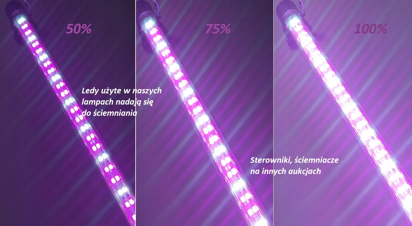 LAMPA ŚWIETLÓWKA LED GROW 35W IP65 ROŚLINY 30 cm Rodzaj oświetlenia lampa wisząca