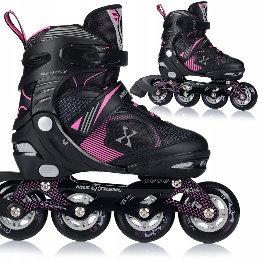 

Rolki Damskie Nils Rekreacyjne Kauczukowe ABEC-9