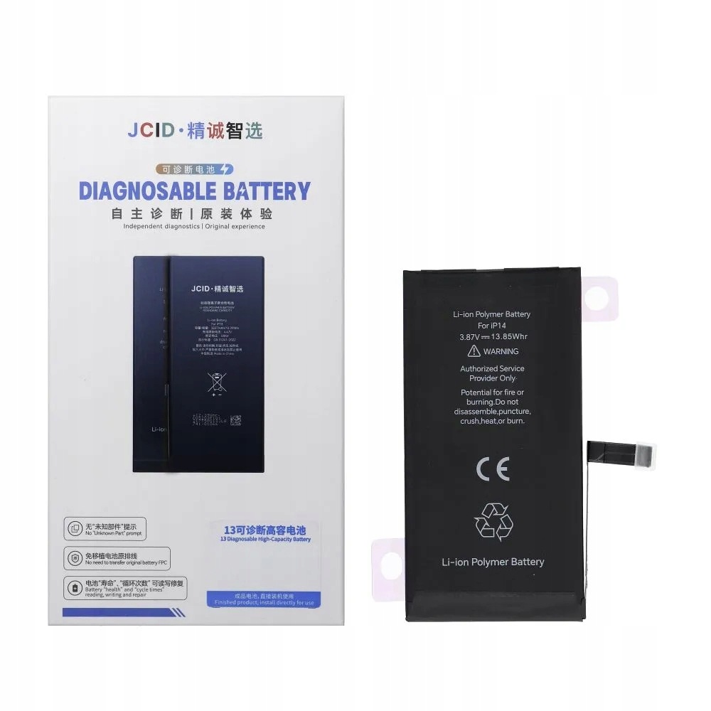 Jcid Baterie S Možností Přiřazení K Iphonu 14 3580 Mah, Zvýšená