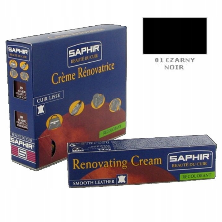 

Saphir Renovating Creme Do Renowacji Skóry Czarny