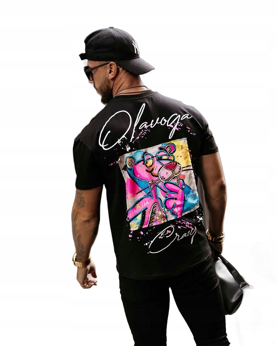 T-shirt męski Olavoga Hunter 2025 czerń L